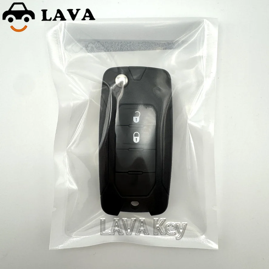 

LAVA ключ 2/3/4 кнопки для Jeep Wrangler Renegade 2015-2018 флип-пульт дистанционного ключа автомобиля чехол SIP22 сменный корпус лезвия