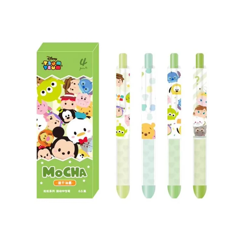 16pcs/ лот Disney Monster Press Gel Pen Set Cute 0.5mm Black Ink Signature Pens промо-подарочные школьные