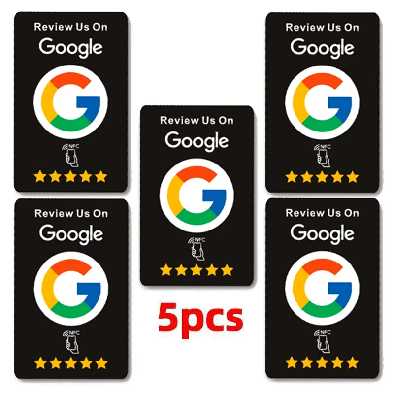 

Карты обзора Google с тегом NFC, материал ПВХ 3,56 МГц, 504-байтная память для бизнеса и офисов, отзывы для отображения, способствует подарок