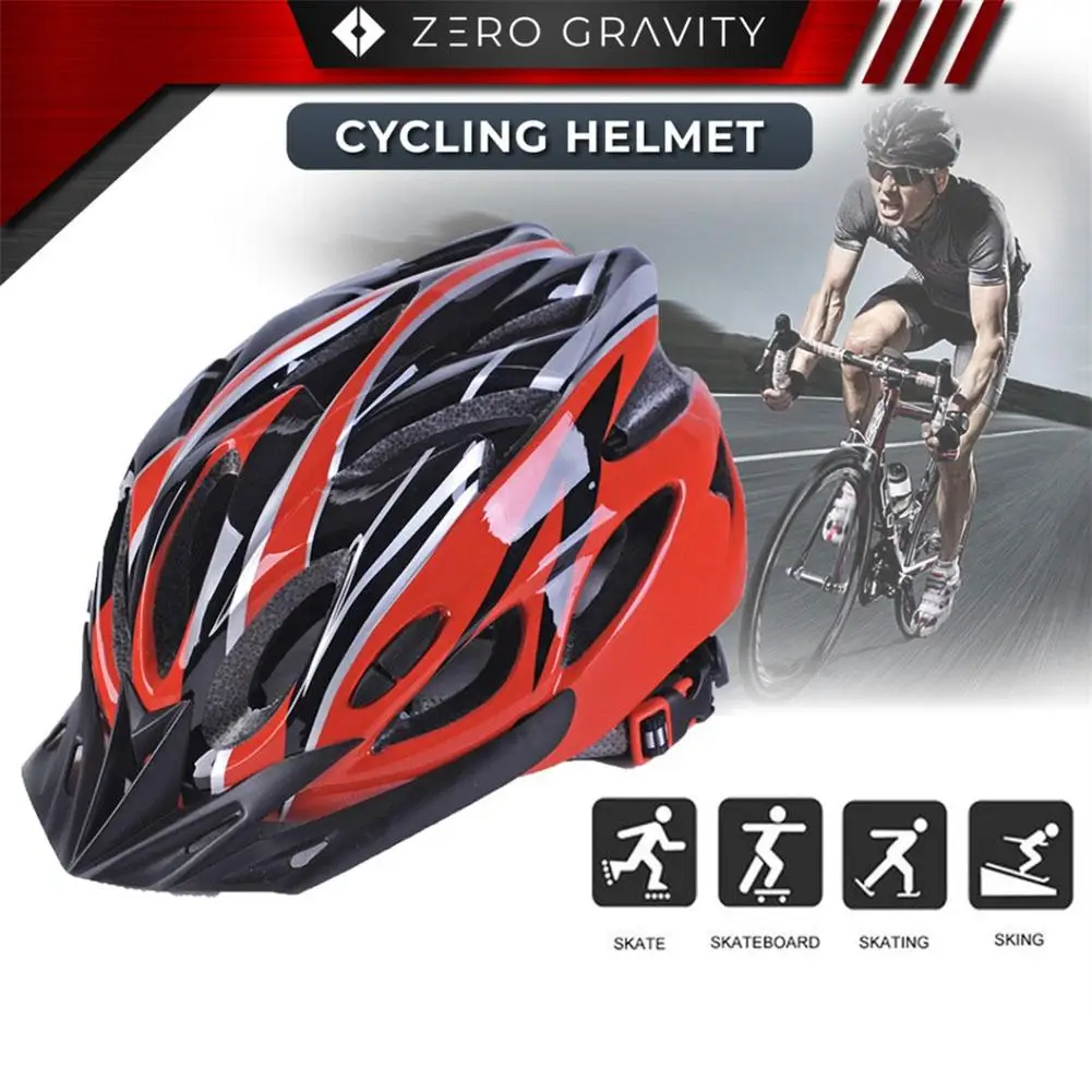 

Outdoor MTB Cycling Helmet Bicycle Mountain Bike Riding Racing Protective Headgear Safety Head-Protector Motorcycle Men Helmets