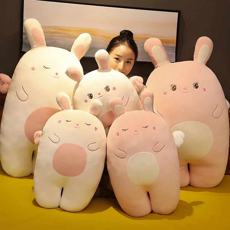 

65CM Kawaii Cartoon Anime Animal Cherry Angel Rabbit Plush Toy Pillow Soft Sofa Bed Cushion Cute Baby Girlfriend Birthday Gift