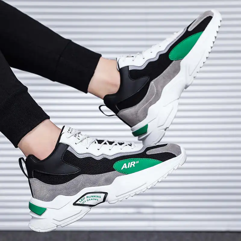 

Красная Спортивная обувь на шнуровке, летние мужские кроссовки с мягкой подошвой, мужская спортивная обувь, роскошные теннисные кроссовки ...