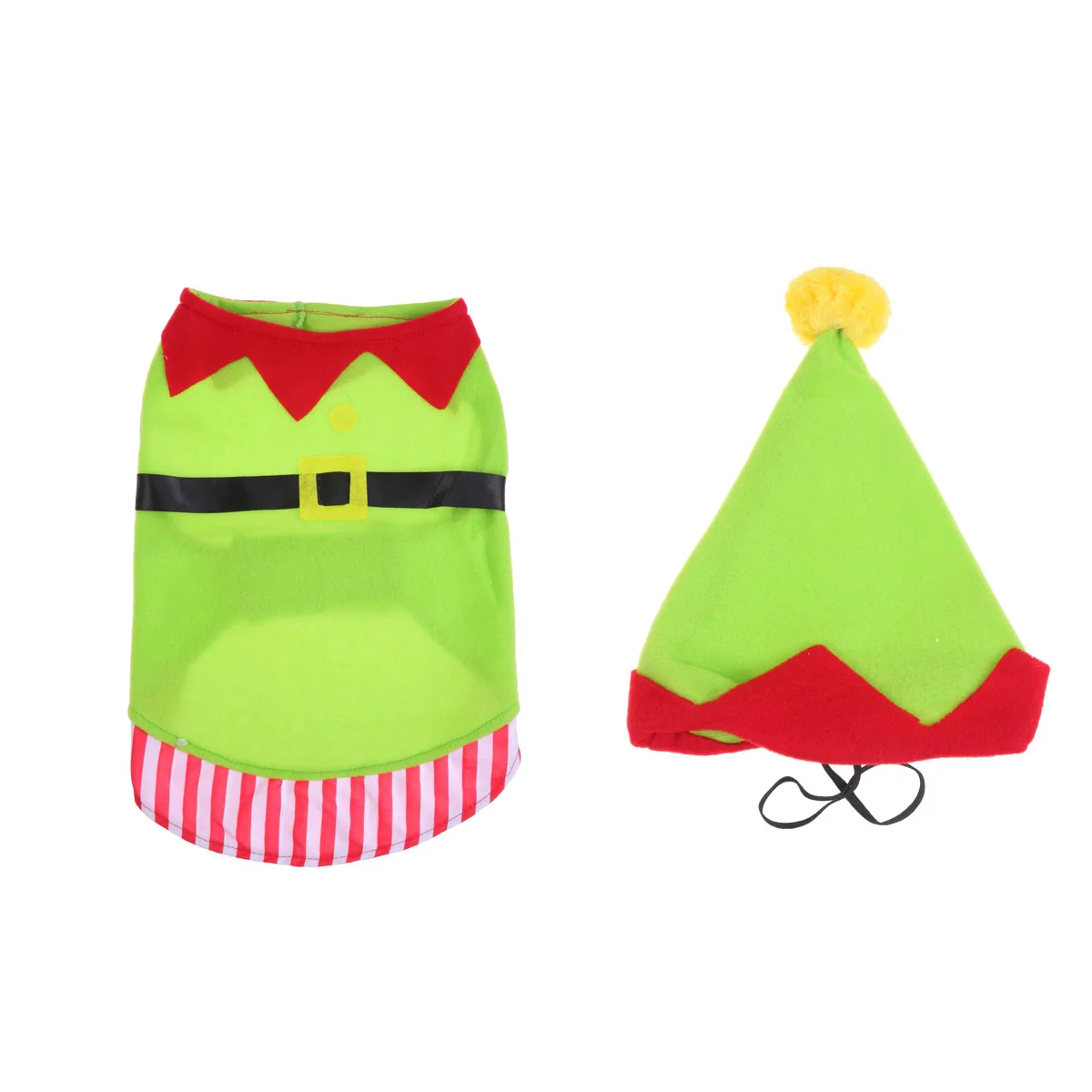 

Christmas Dog Pet Costume Clothes Elf Puppy Hooded Coat Winter Dresshoodie Cat Outfit Outfits Warm Vest Santa Shirt Cloth