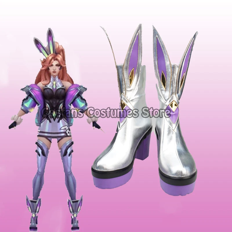 Игровая обувь для косплея LOL охотник за головой Miss Fortune костюмы реквизит на