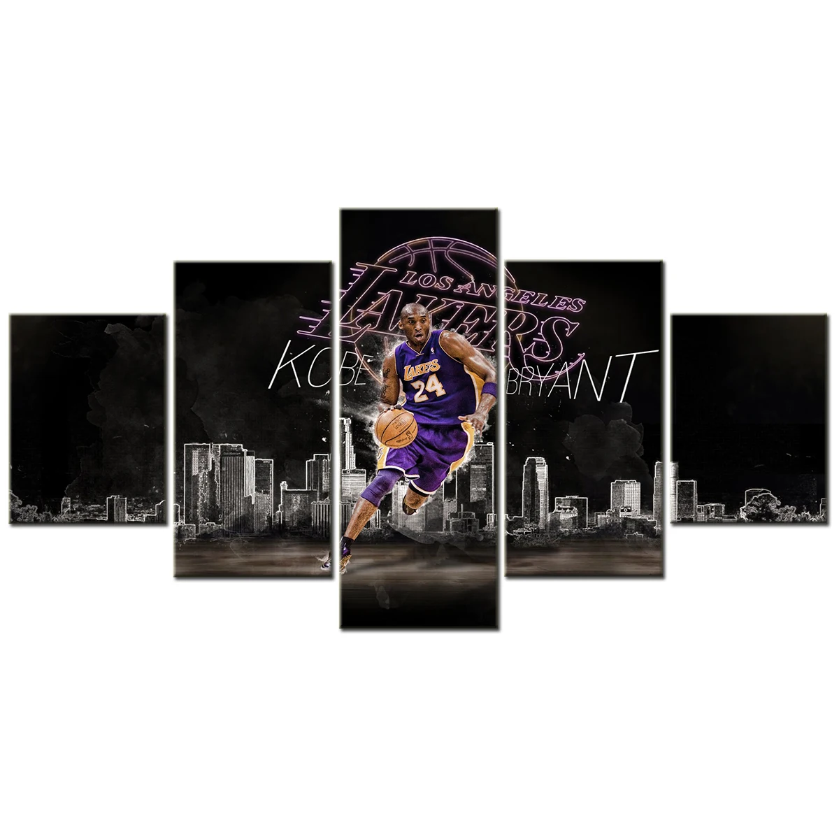 5 шт. настенные картины с изображением баскетбольной звезды |