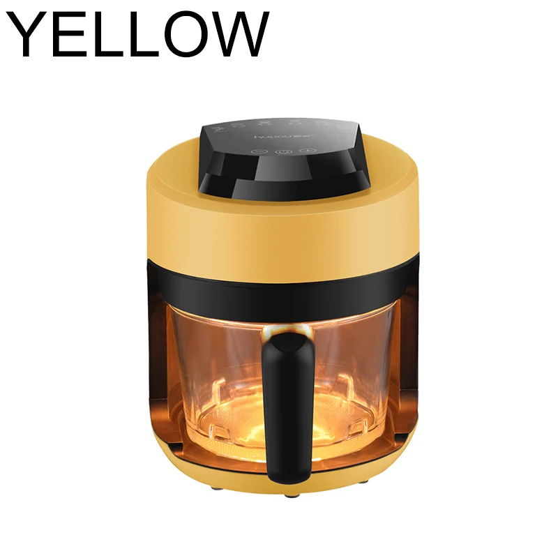 2025 Многофункциональная фритюрница 220 В, бытовая прозрачная визуализация, полностью автоматическая фритюрница, электрическая фритюрница небольшой емкости