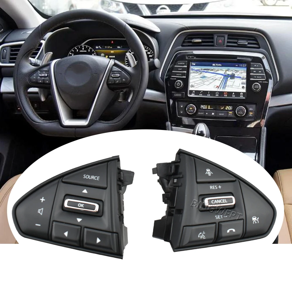 

Для Nissan LANNIA/MAXIMA 2016 2017 2018 2019, оригинальный руль, мультимедийный круиз-контроль, кнопка переключения