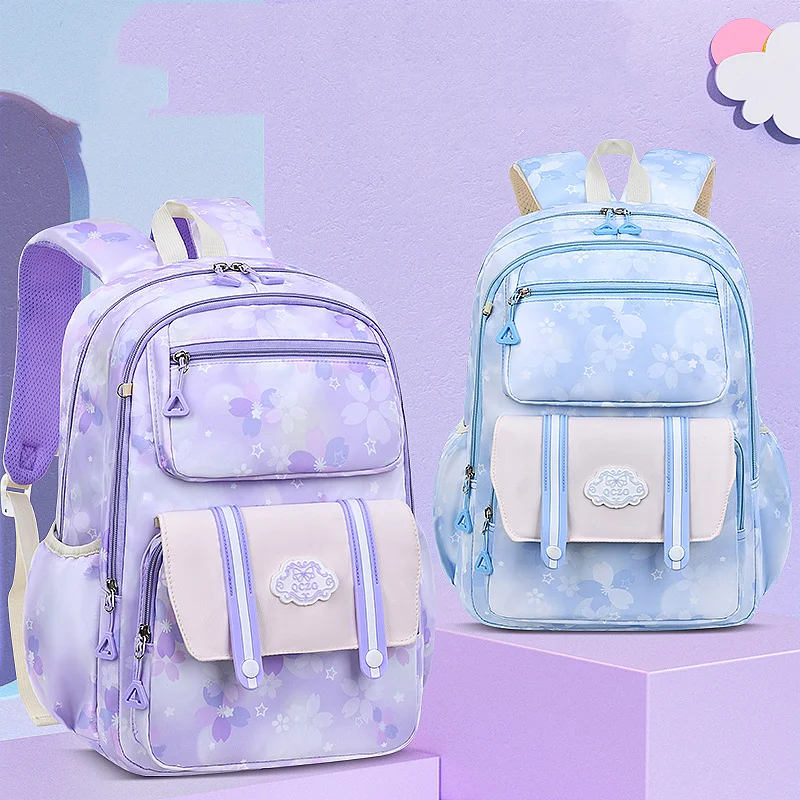 Водонепроницаемые Детские школьные ранцы для девочек ортопедический рюкзак