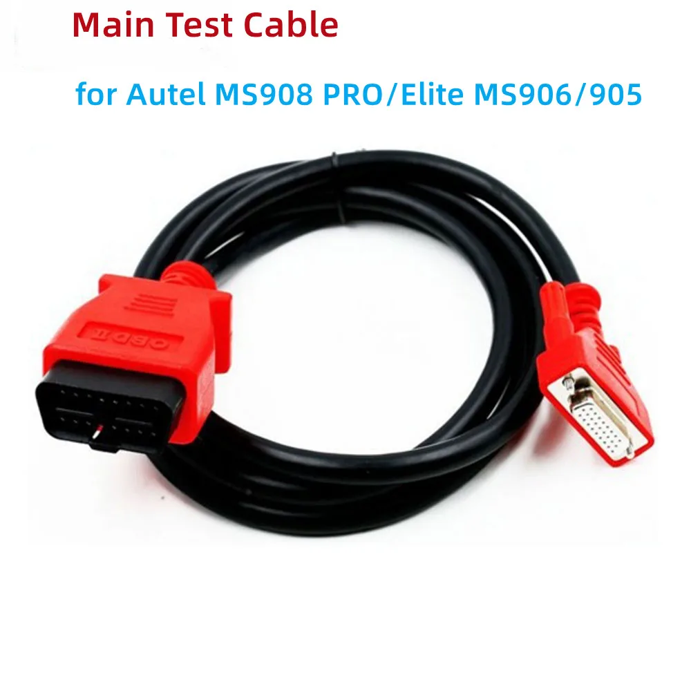Основной Тестовый Кабель для Autel MaxiSys MS908 PRO / Elite сканер OBD2 16pin to DB 26PIN DB15, трансферный соединитель DB26 MS906 / MS905