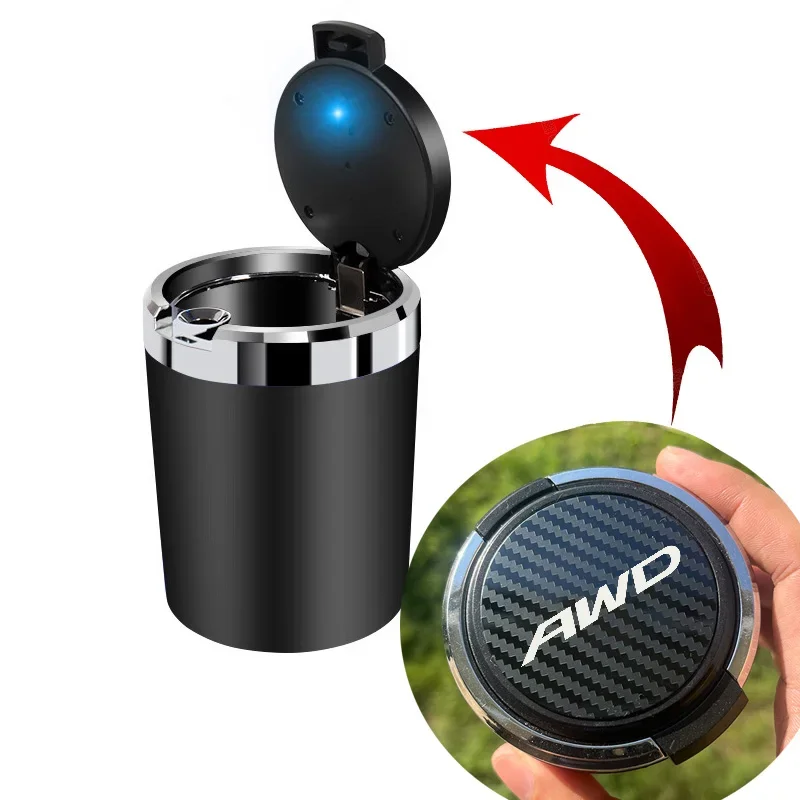 Для Volvo Rdesign XC40 XC60 XC70 XC90 V40 V50 V70 V90 S40 S60 S80 S90 T6 Автомобильная пепельница Светодиодный