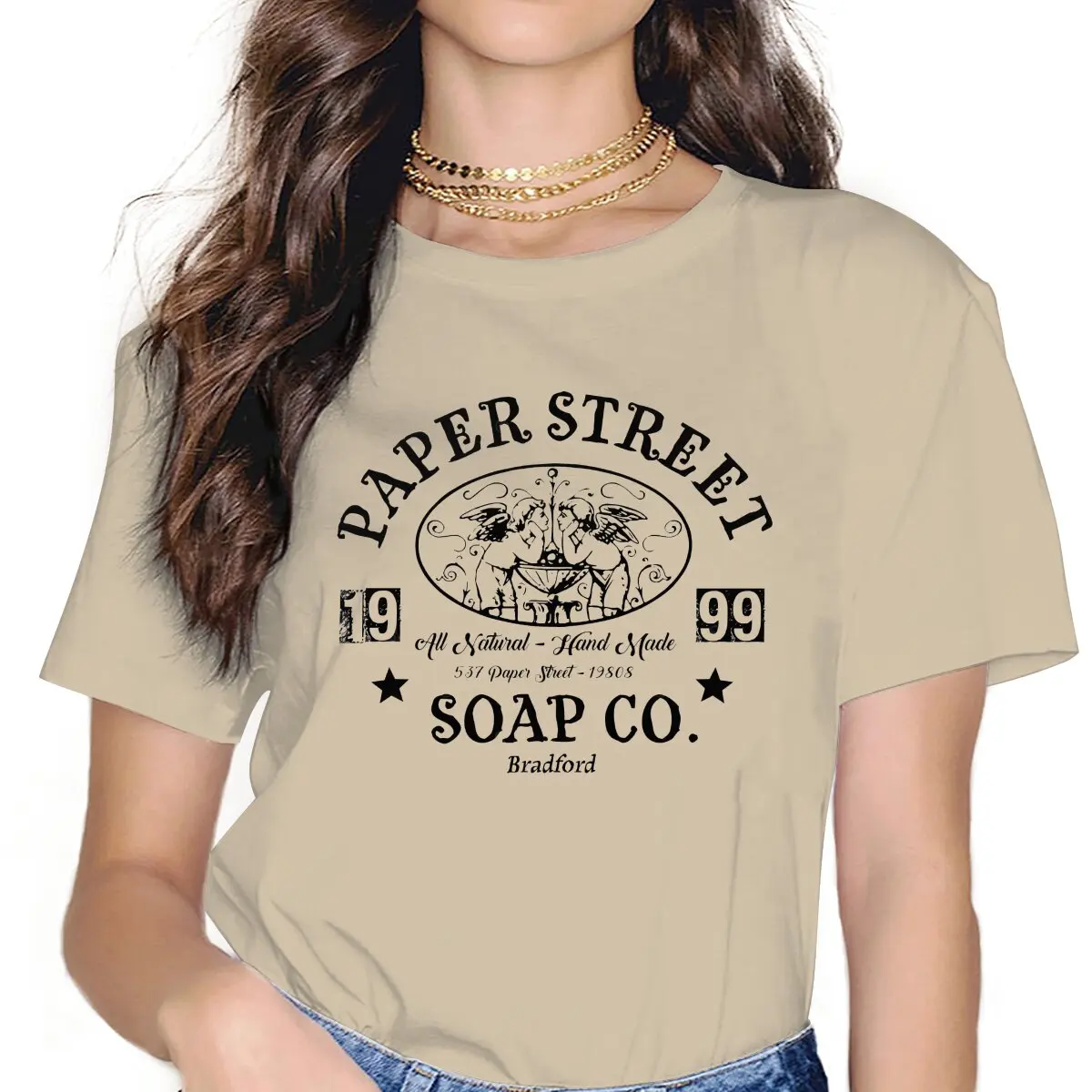 

Paper Street Soap Co Women Tshirts Fight Club The Narrator Film Gothic Vintage Female Clothing Loose Cotton Graphic Short Sleeve