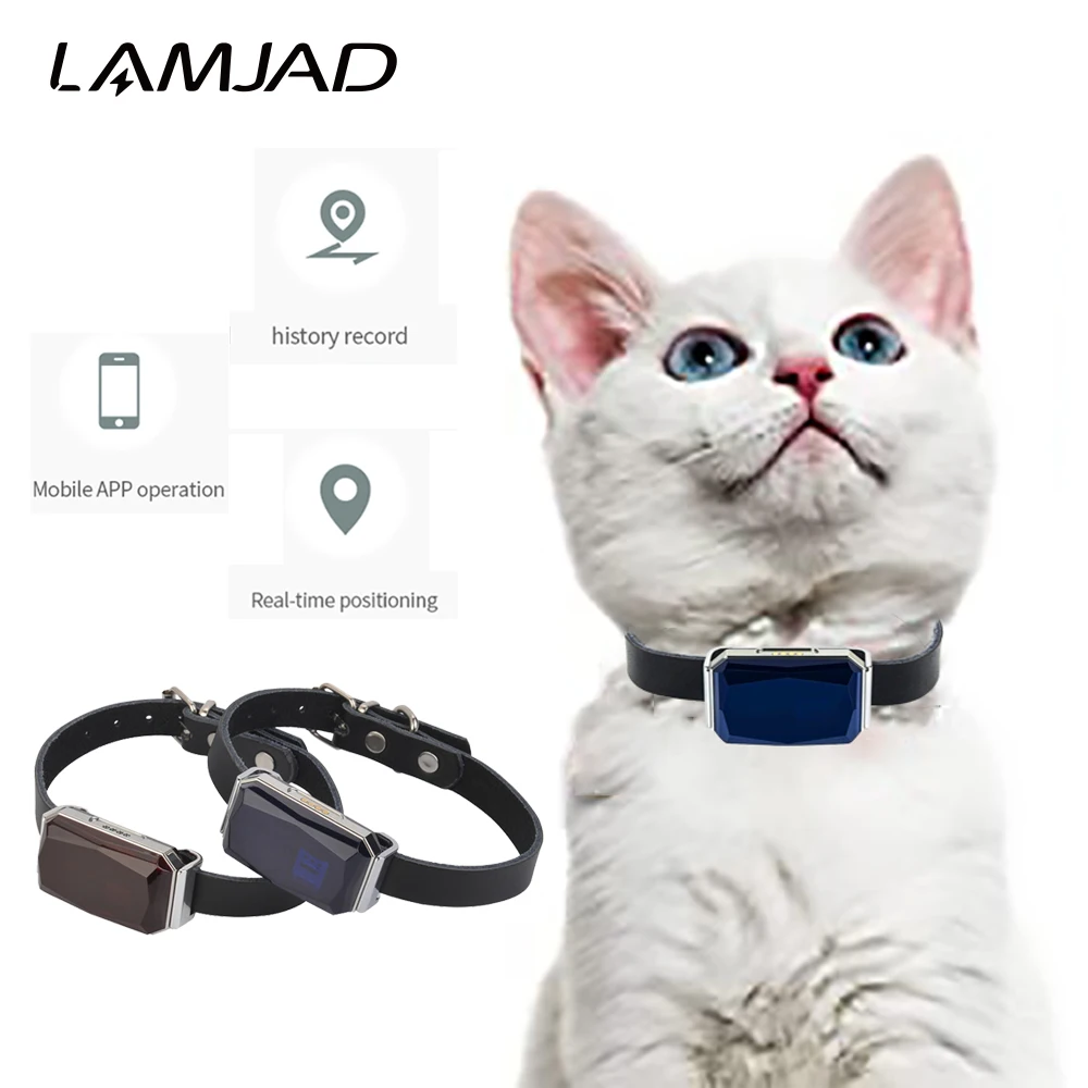 

New Arrival IP67 Waterproof Pet Collar GSM AGPS Wifi LBS Mini Light GPS Tracker for Pets Dogs Cats Cattle Sheep Tracking Locator