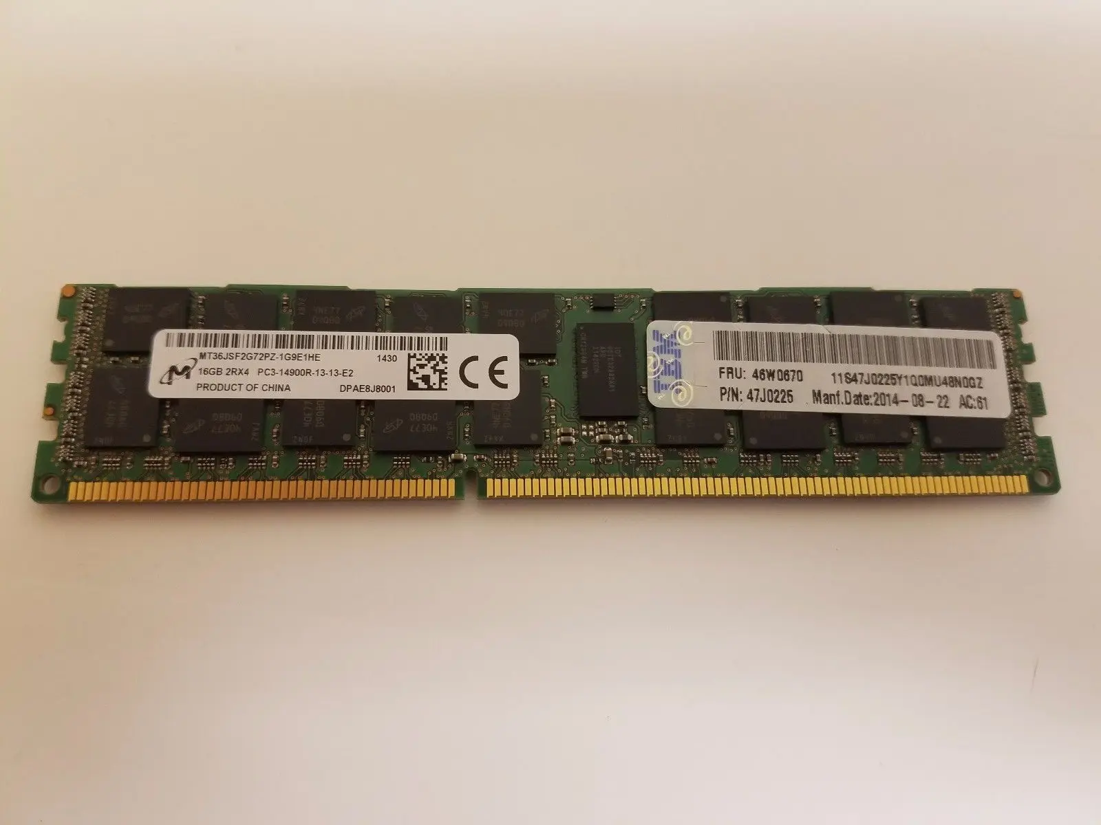 

RAM IBM X3850 X5 X3850 X6 X3950X5 Серверная память 16 ГБ DDR3 1866 ECC REG