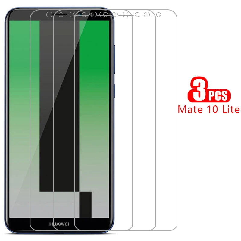 Защитное закаленное стекло для huawei mate 10 lite, протектор экрана для mate10lite mate10, легкая защитная пленка huawe huwei hawei