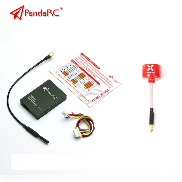 PandaRC VT5804 Q1 25-800mW VTX + Foxeer Lollipop MMCX