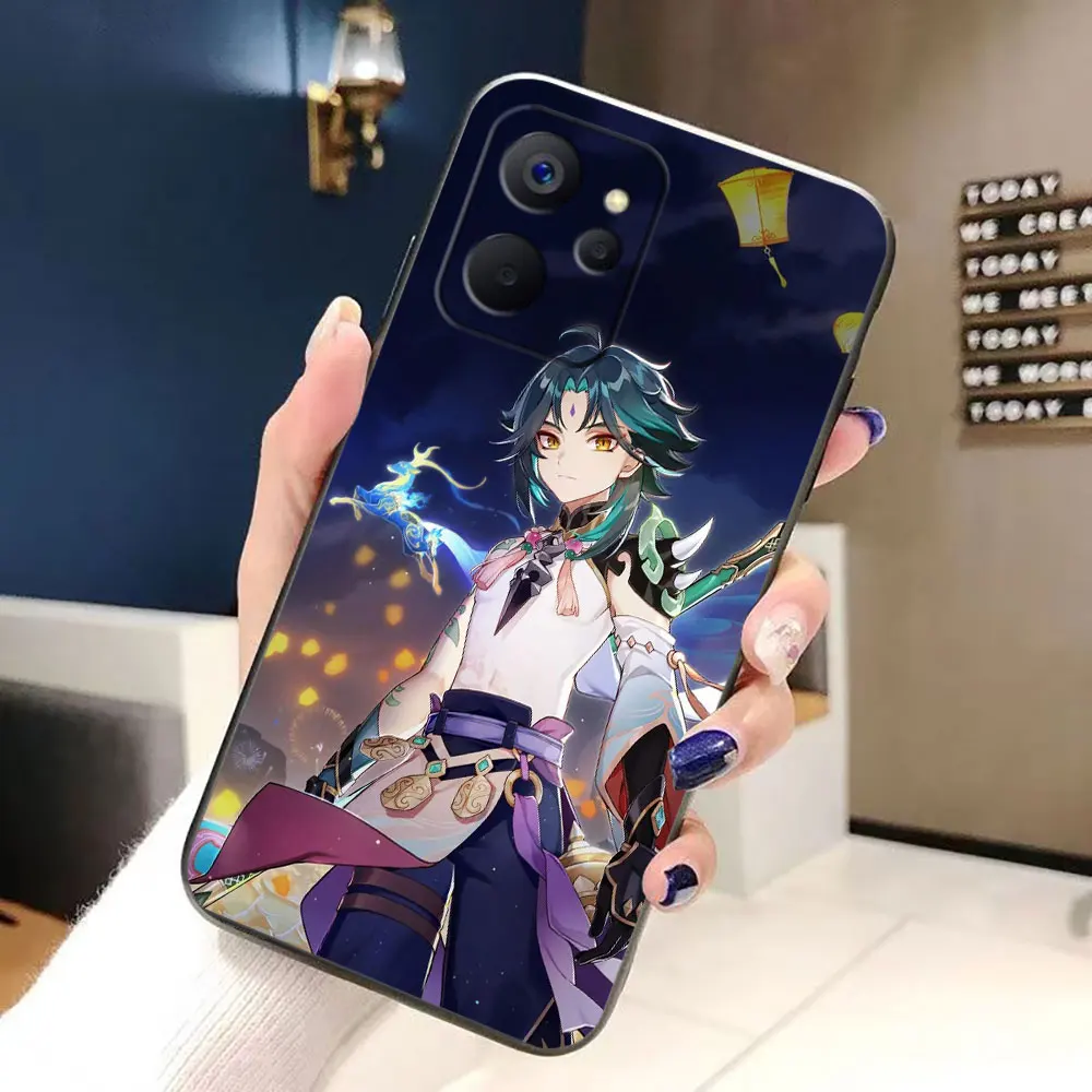 Горячая игра G-Genshin искусственное воздействие для OPPO REALME 12 11 10 9 9I 8I 8 7I 7 6I 6 Чехол