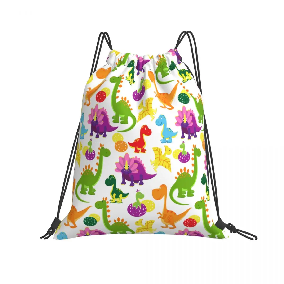 Детский портативный рюкзак на шнурке с динозаврами для верховой езды сумка обуви