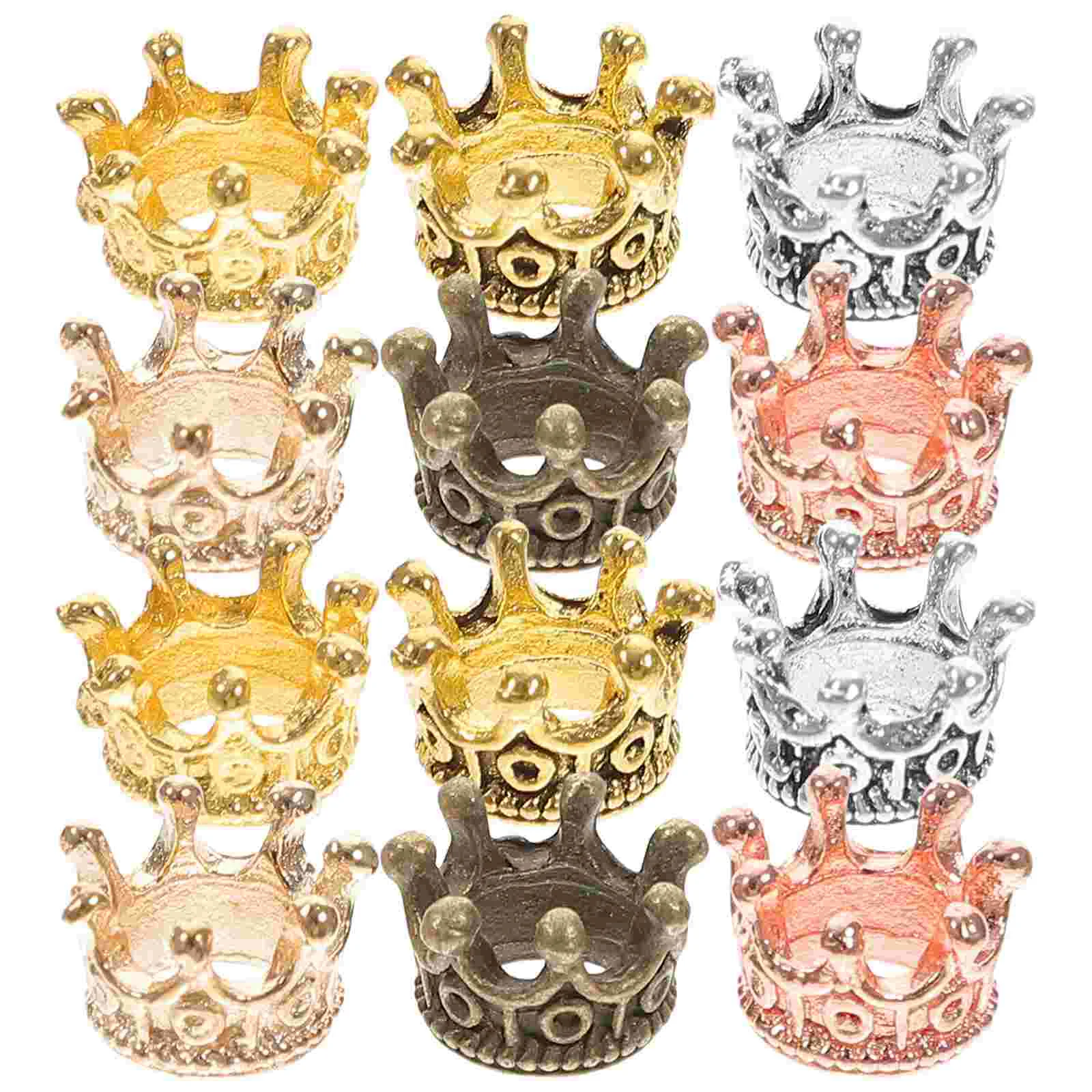 60 шт. ювелирные аксессуары с короной уникальные подвески из сплава серьги сделай