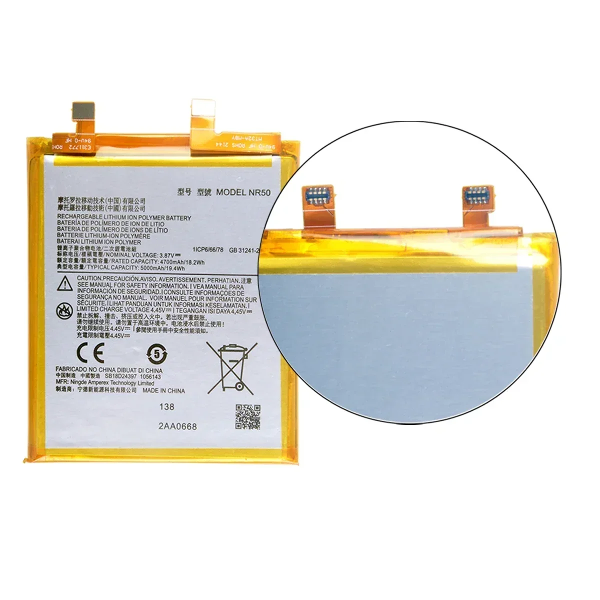 100% Оригинальный аккумулятор NR50 5000 мАч для Motorola Edge X30 5G 2021 XT2201-2 30 Ultra батареи