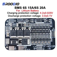 6s bms 15a 20a 25 2v 18650 lto lithium battery balancer pack protection circuit equalizer board li ion balance charging module