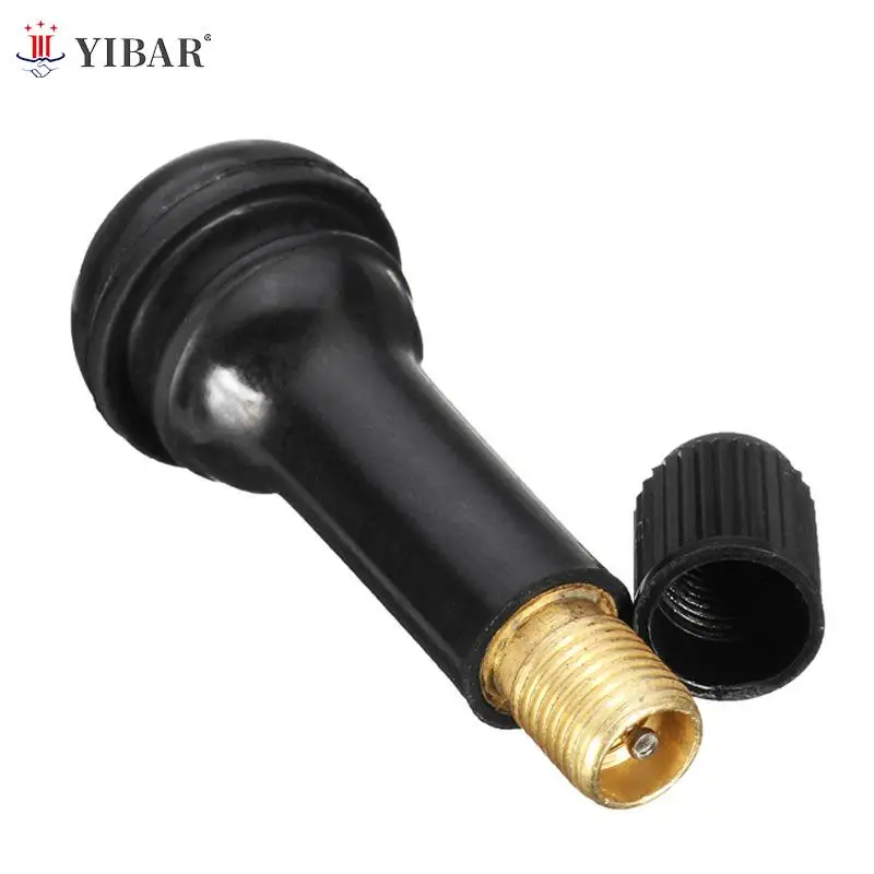 

4 шт./компл. универсальные штоки клапанов с пылезащитными колпачками резиновые клапаны автомобильные хромированные бескамерные Автомобиль...