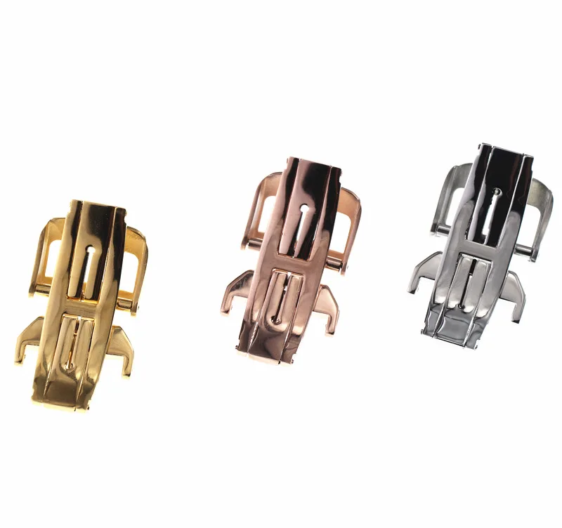 Складная Пряжка из нержавеющей стали для часов Jaeger-LeCoultre двойная кнопка