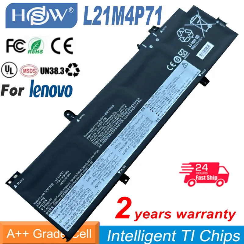 Аккумулятор для ноутбука Lenovo ThinkPad T14 P14s Gen 3 2022 L21M4P71 L21D4P71