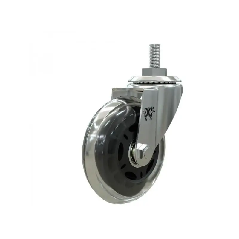 (5 упаковок) 3-дюймовый M8 винт полиуретановый ролик Ice Wheel компьютерное кресло