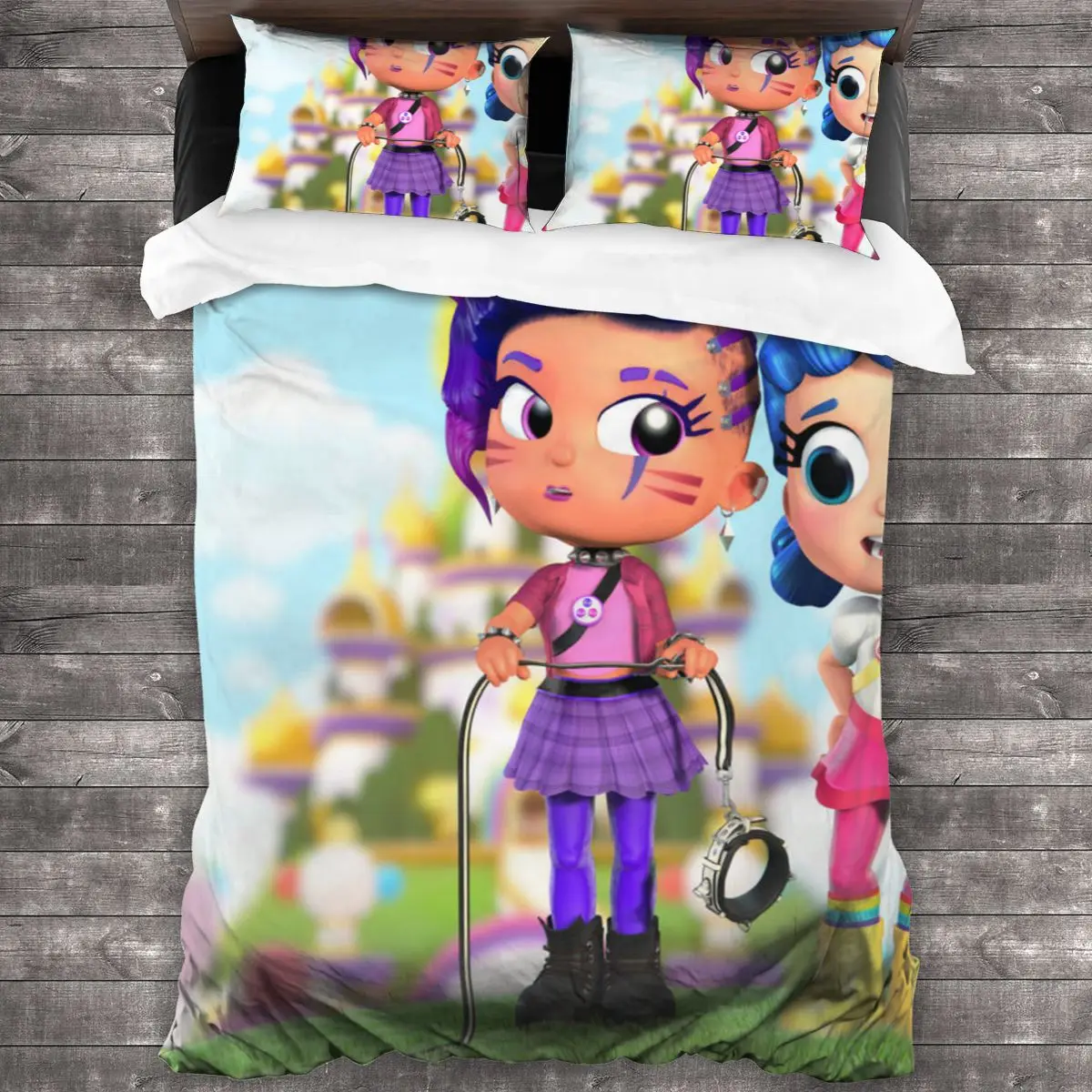 

Чехол-одеяло с 2 наволочками, с застежкой-молнией