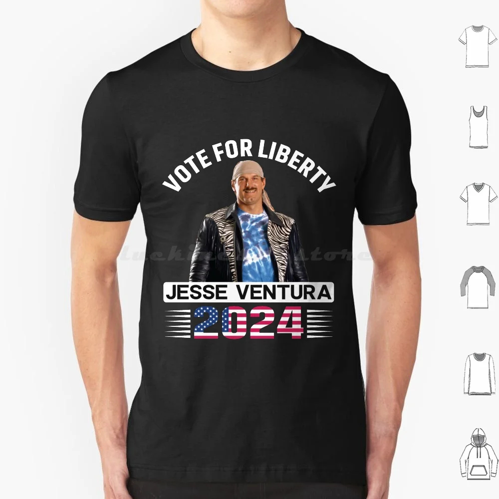 

Jesse Ventura For President 2024 T Shirt Cotton Men Women Diy Print Jesse Ventura Ventura President Election Libertarian