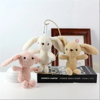 2022 cute 20cm approx bunny plush doll pendant girl white stuffed rabbit bag clothing gift small pendant