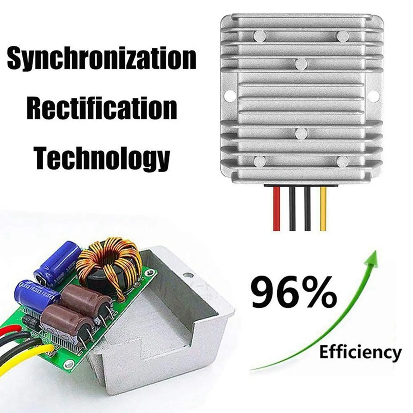 Автоматический повышающий преобразователь постоянного тока от 8 В до 40 13 10 А