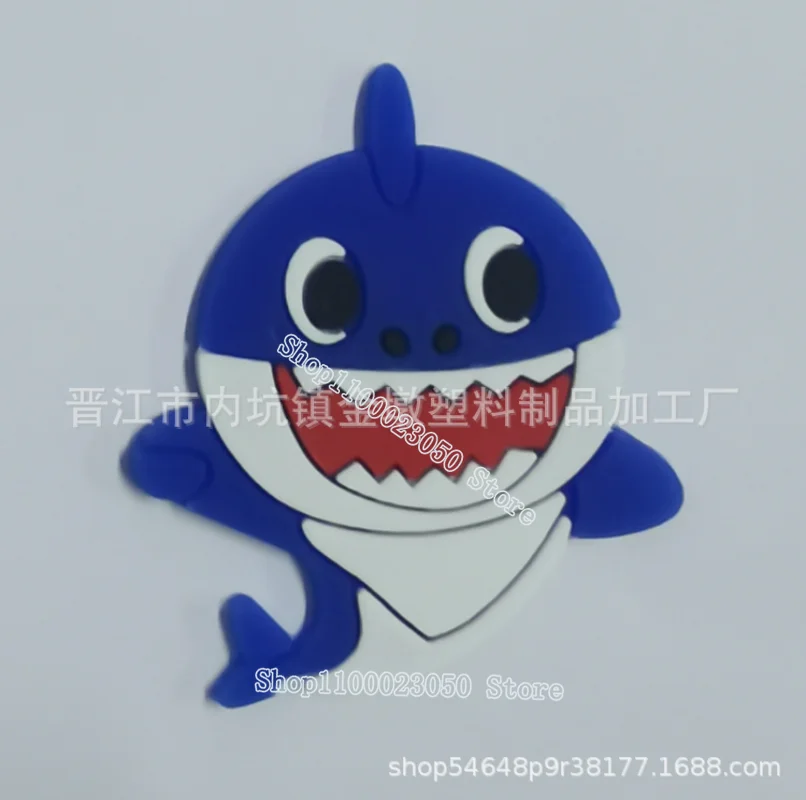 Детская Пряжка для обуви с отверстиями в виде акулы аксессуары сделай сам