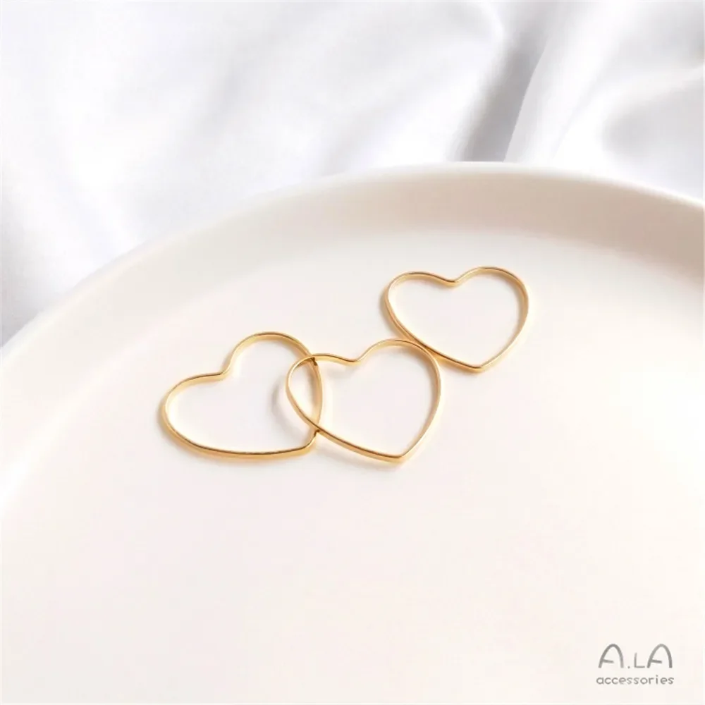 14-каратное позолоченное кольцо Love с пятью звездами круг квадратное треугольное