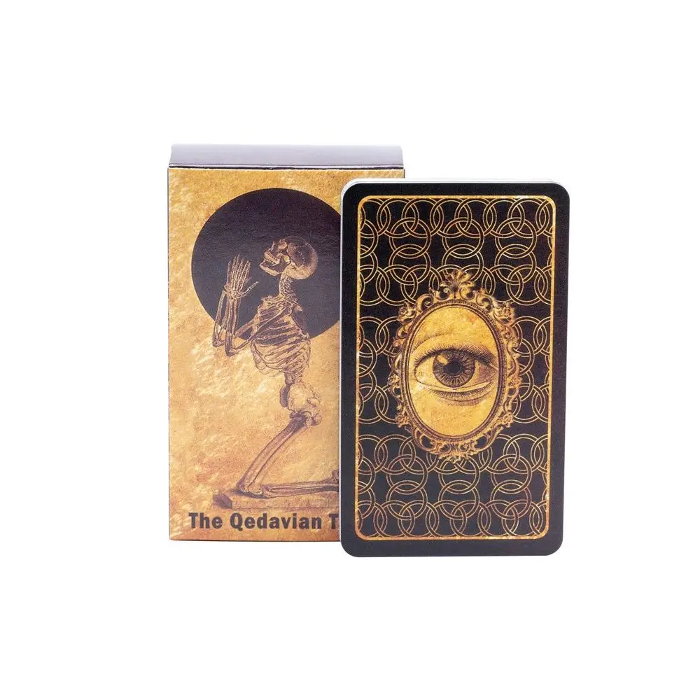 

The Qedavian Tarot Full of Mysterious Horror Style 78-Card Deck Family Friends Reunion Interest Cultivation Fun Deck Board Game