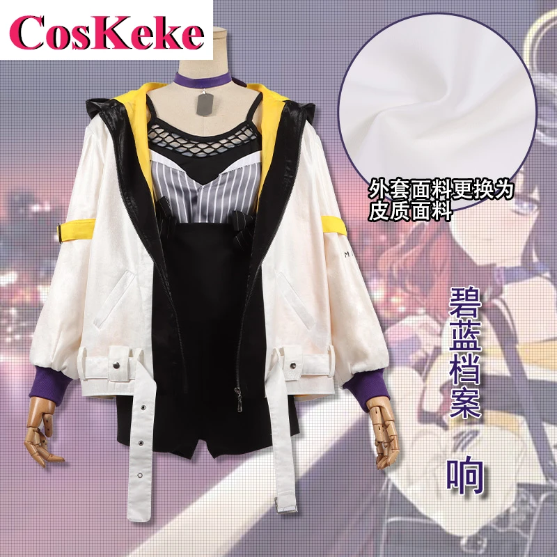 

CosKeke [Customized] Snekozuka Hibiki Cosplay Costume Game Blue Archive Lovely Sweet Uniform Unisex Party Role Play Clothing