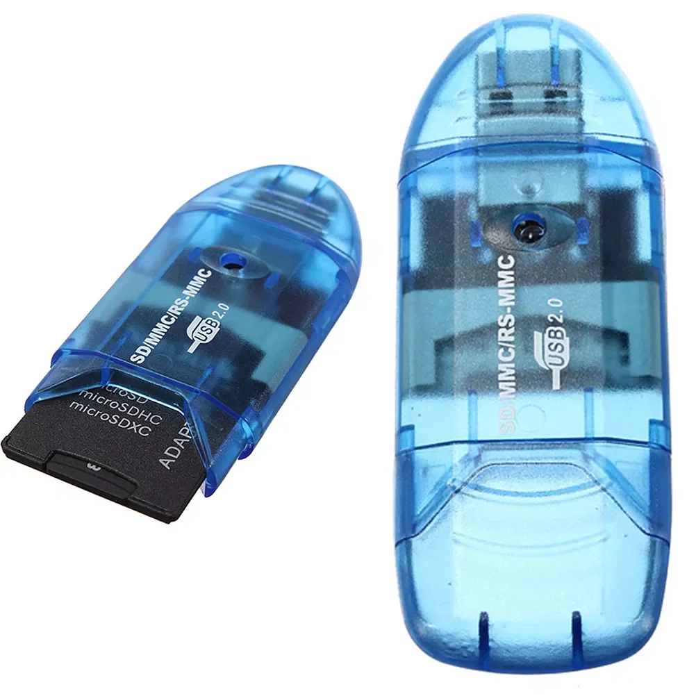

USB 2,0 кардридер для Micro SD MMC SDHC TF карт до 64 ГБ