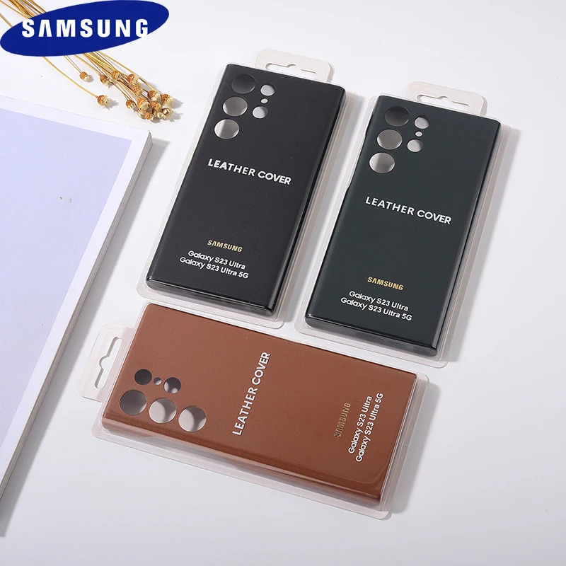 

Роскошный кожаный чехол для телефона Samsung S23 Ultra 5G высококачественный полный защитный чехол противоударный чехол для Galaxy S23Plus S23 5G