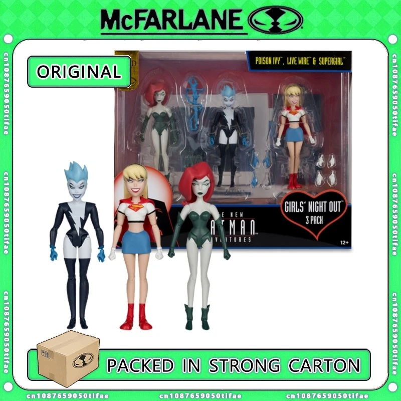 (В наличии) Mcfarlane Toys Dc Direct TNBA Multipack Poison Ivy &amp Live Wire Supergirl (золотая этикетка) 3 шт.