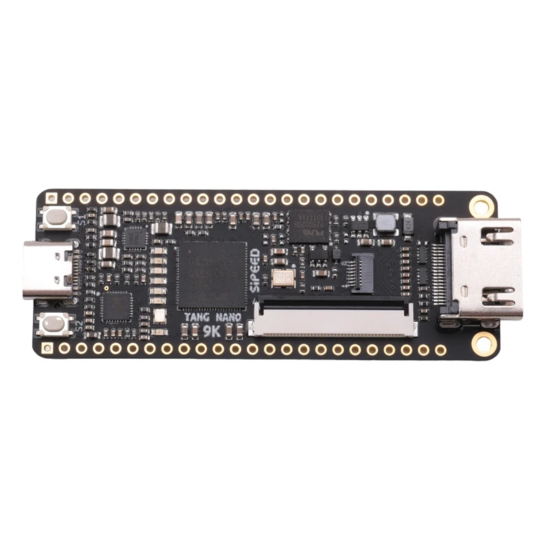 Для Tang Nano 9K FPGA Gaoyun GW1NR-9 RISC-V RV-совместимая макетная плата + 1 14 дюйма экран SPI 2 54 мм