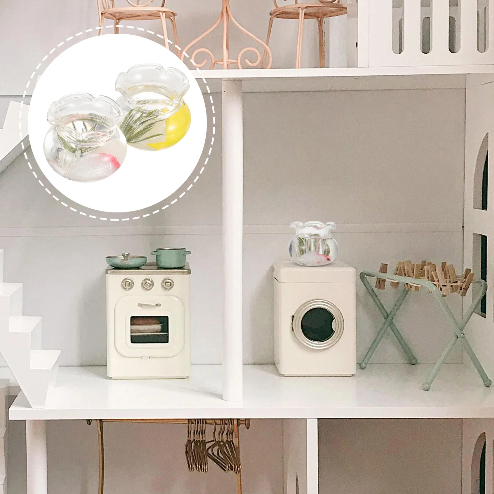 2 шт. игрушки для кукольного домика центральные детали кухонного стола