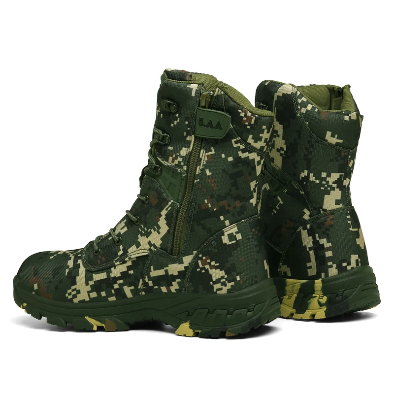 Outdoor Waterproof Men Tactical Military Boots Desert Boots Winter Men's Hiking Boots Camouflage Climbing Men's Trekking Shoes