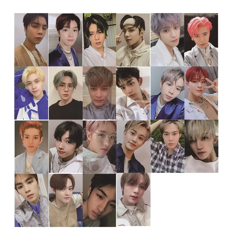 

KPOP 2020 [ RESONANCE Pt. 1] The same self-made card signed photo card LOMO collection card orange version gift fan collection