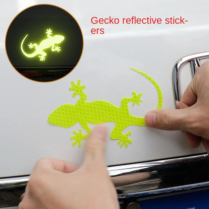 odblaskowa naklejka ostrzegawcza samochodu Gecko do serii Lexus ES GS GX IS LS LX RX