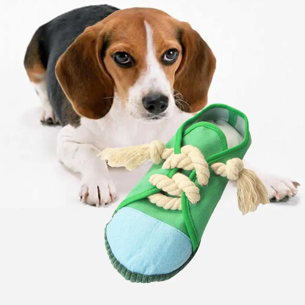 Dog Shoes Toy Creative Pure Color Soft Fabric Shoes Dog Chewing Toy for Pet Dog Toys for Small Dogs Owner игрушки для собак