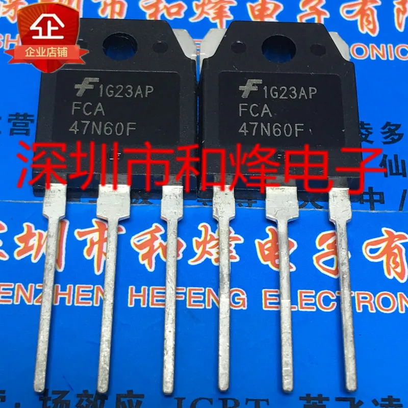 

FCA47N60F New and original TO-3P 600V 47A MOS field effect tube Electronic components integrated circuit IC to3p