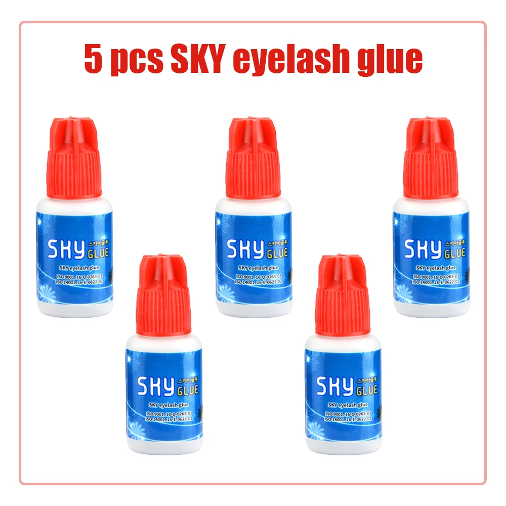 

Клей для ресниц, 5 шт., 5 мл, с низким запахом