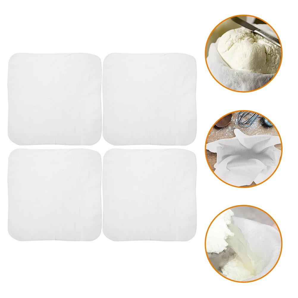 4 шт. кухонные хлопчатобумажные марлевые салфетки для окрашивания тофу сыра