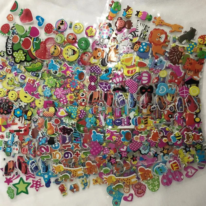

Kids Stickers 30 20 Different Sheets 3D Puffy Bulk Stickers for Girl Boy Birthday Gift Scrapbooking Teachers Animals Cartoon