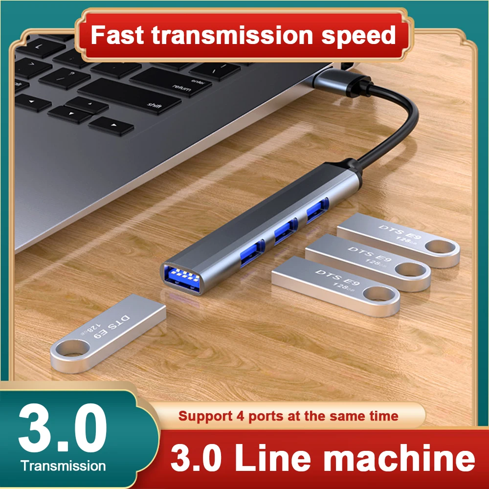 USB C HUB 3.0 Type 3.1 3/4 Port Multi Splitter Adapter OTG для MacBook Pro 13 15 Air Mi для HUAWEI PC Accessories.